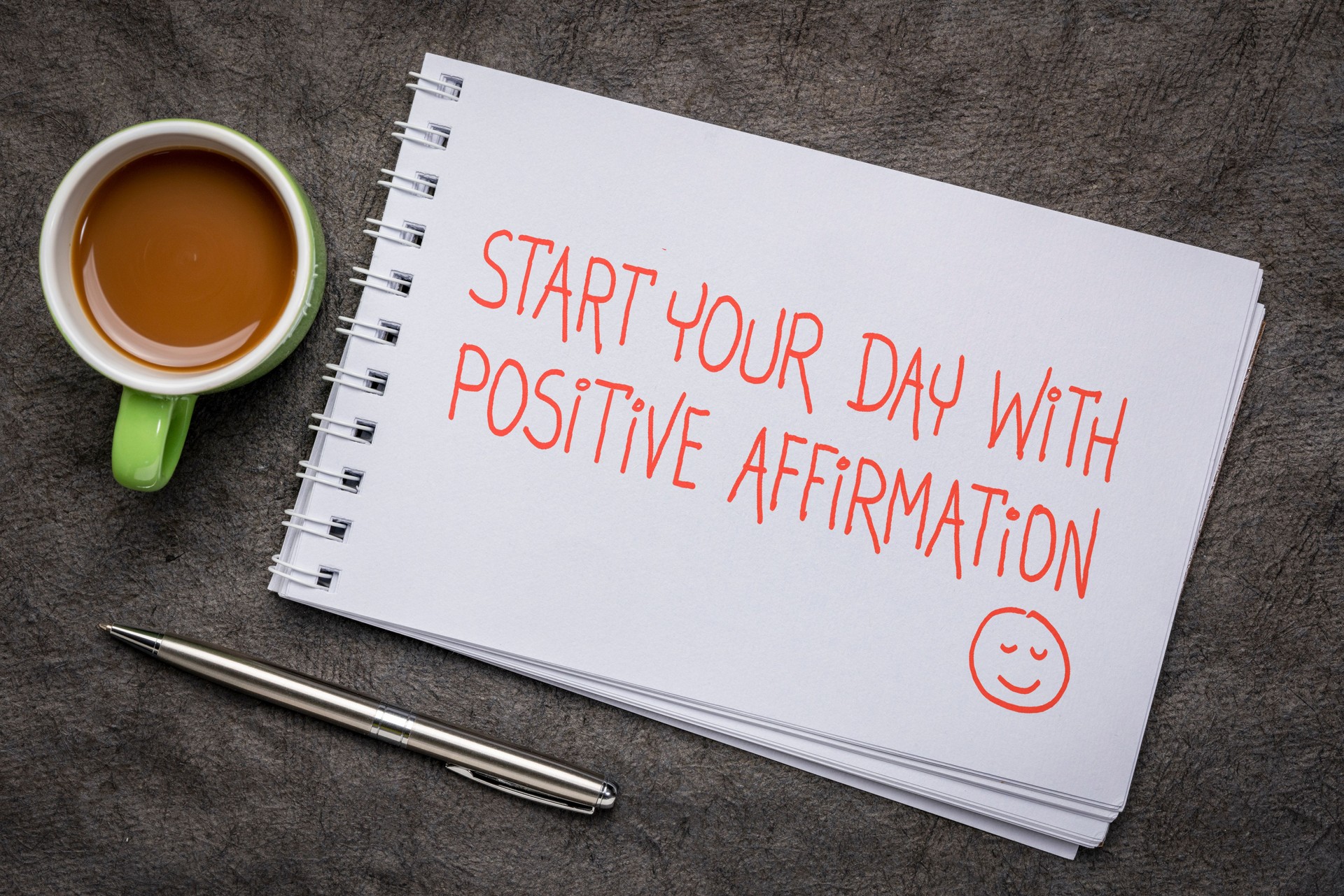 start your day with positive affirmation